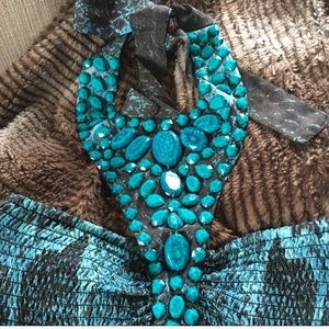 Boston Proper embellished maxi